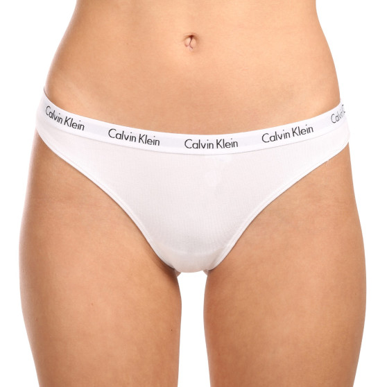 3PACK Stringtrosor för kvinnor Calvin Klein multicolour (QD3587E-WZB)