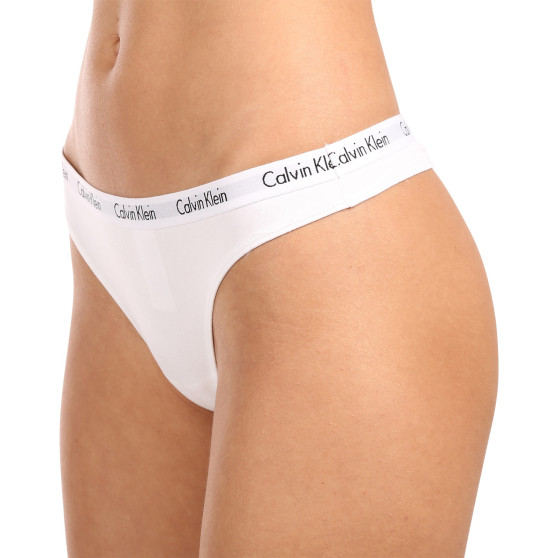 3PACK Stringtrosor för kvinnor Calvin Klein multicolour (QD3587E-WZB)