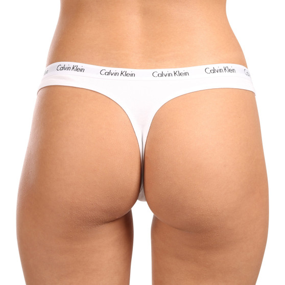 3PACK Stringtrosor för kvinnor Calvin Klein multicolour (QD3587E-WZB)