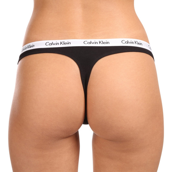 3PACK Stringtrosor för kvinnor Calvin Klein multicolour (QD3587E-WZB)