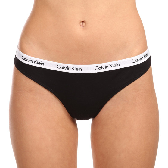 3PACK Stringtrosor för kvinnor Calvin Klein multicolour (QD3587E-WZB)