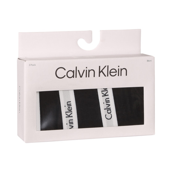 3PACK damtrosor Calvin Klein svart (QD3588E-001)