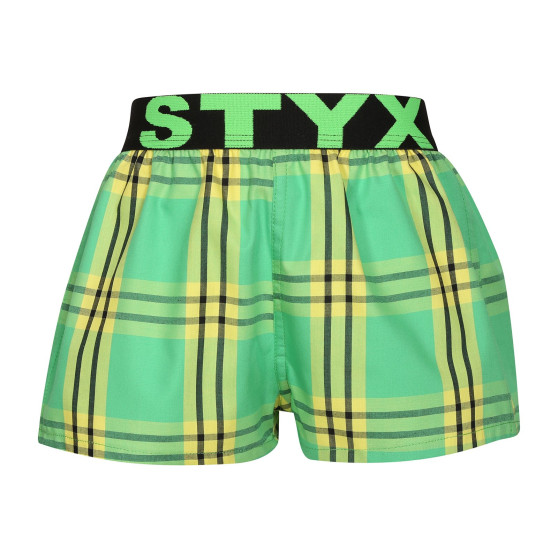 Barnshorts Styx sport elastisk flerfärgad (BJ1011)