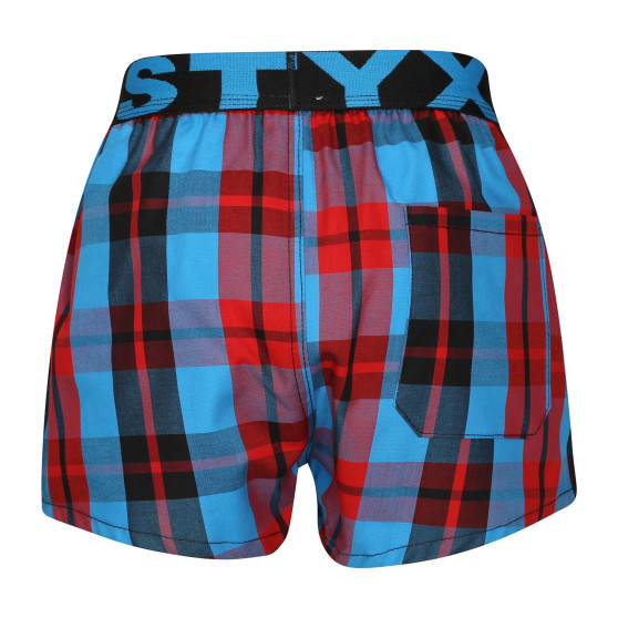 Barnshorts Styx sport elastisk flerfärgad (BJ1013)