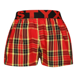 Barnshorts Styx sport elastisk flerfärgad (BJ1014)