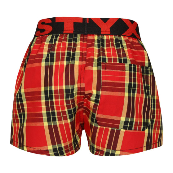 Barnshorts Styx sport elastisk flerfärgad (BJ1014)