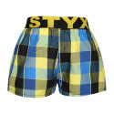 Barnshorts Styx sport elastisk flerfärgad (BJ1015)