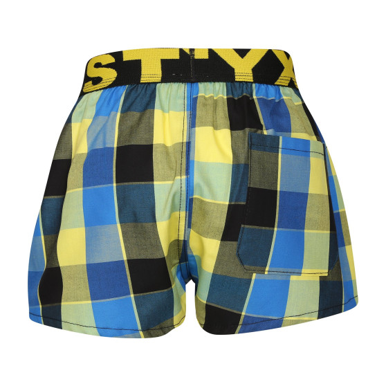 Barnshorts Styx sport elastisk flerfärgad (BJ1015)