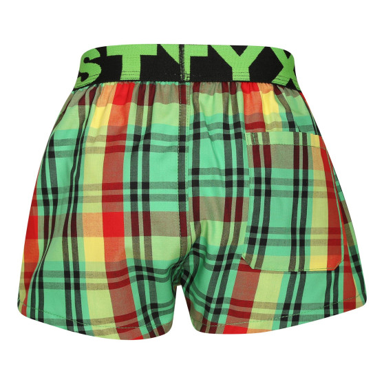 Barnshorts Styx sport elastisk flerfärgad (BJ1018)