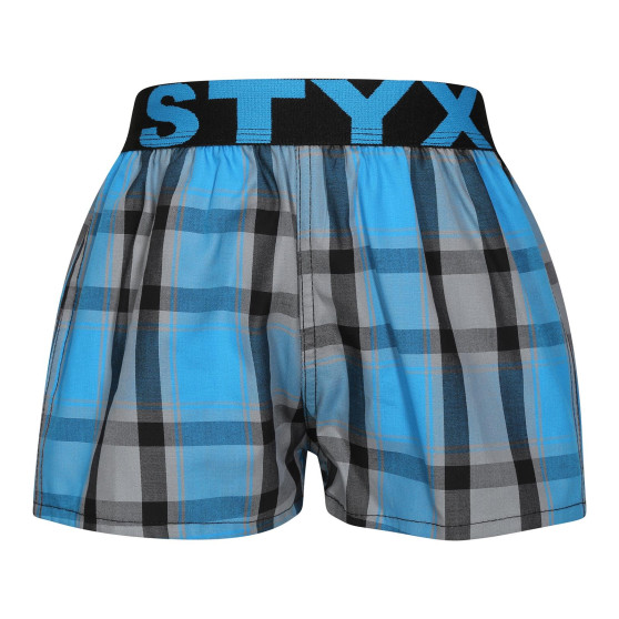 Barnshorts Styx sport elastisk flerfärgad (BJ1020)