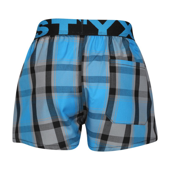 Barnshorts Styx sport elastisk flerfärgad (BJ1020)