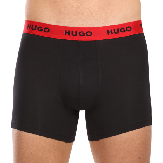 3PACK Boxershorts för herrar HUGO multicolour (50510192 025)