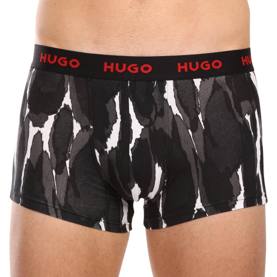 3PACK Boxershorts för herrar HUGO multicolour (50480170 022)