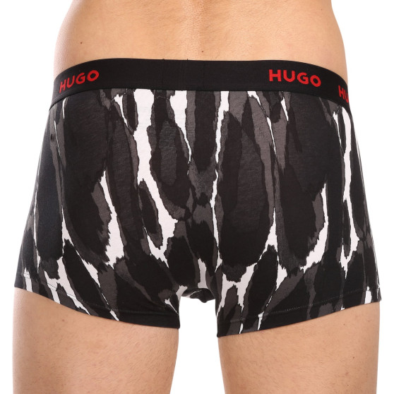 3PACK Boxershorts för herrar HUGO multicolour (50480170 022)