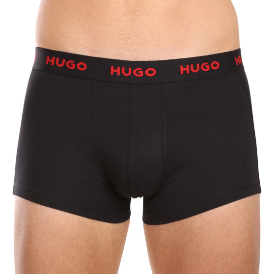 3PACK Boxershorts för herrar HUGO multicolour (50480170 022)