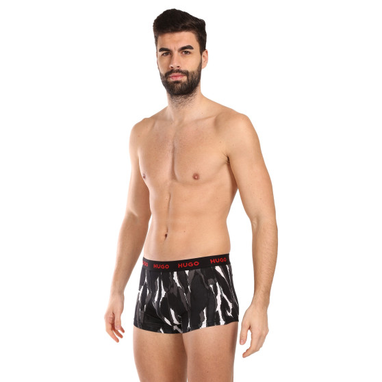 3PACK Boxershorts för herrar HUGO multicolour (50480170 022)