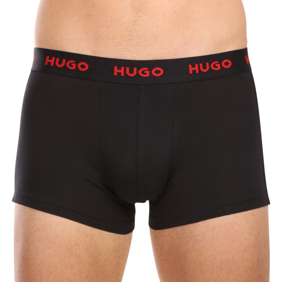 3PACK Boxershorts för herrar HUGO multicolour (50480170 306)