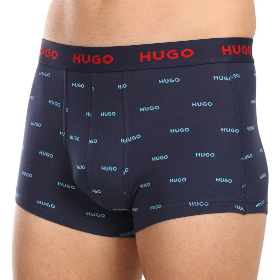 3PACK Boxershorts för herrar HUGO multicolour (50480170 440)