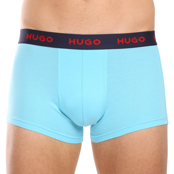 3PACK Boxershorts för herrar HUGO multicolour (50480170 440)