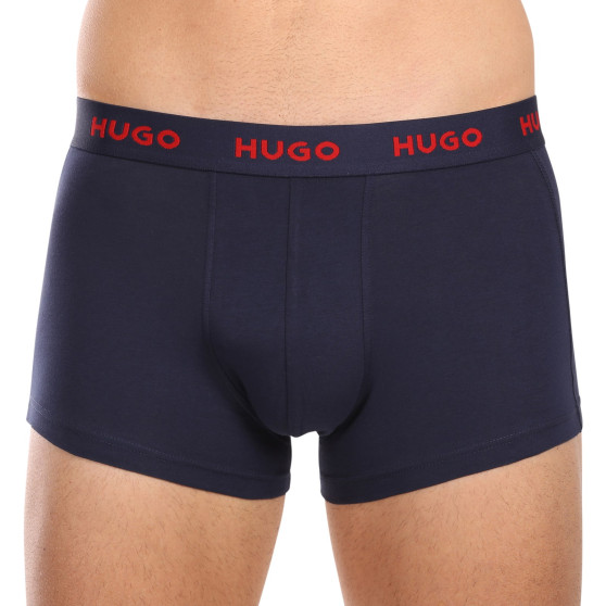 3PACK Boxershorts för herrar HUGO multicolour (50480170 440)