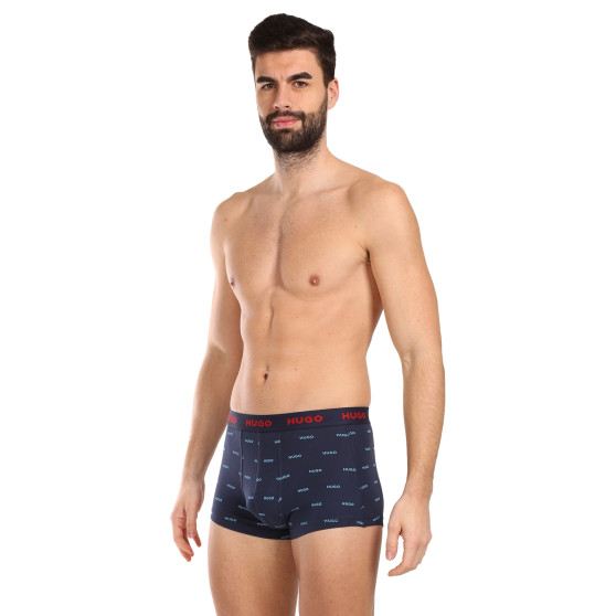 3PACK Boxershorts för herrar HUGO multicolour (50480170 440)