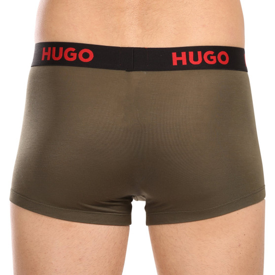 3PACK Boxershorts för herrar HUGO multicolour (50496723 308)