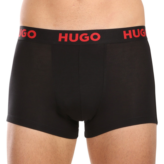 3PACK Boxershorts för herrar HUGO multicolour (50496723 308)