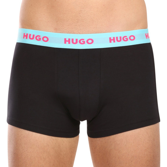 3PACK Boxershorts för herrar HUGO multicolour (50469766 730)