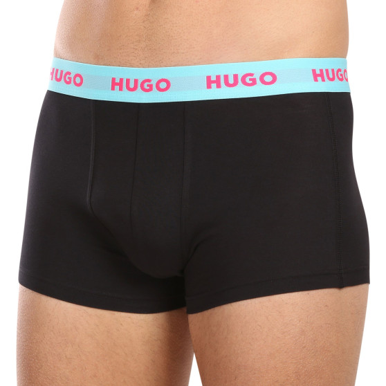 3PACK Boxershorts för herrar HUGO multicolour (50469766 730)