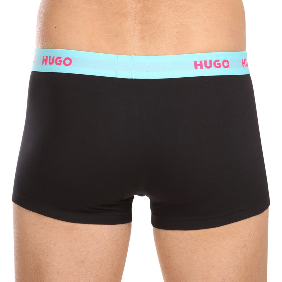 3PACK Boxershorts för herrar HUGO multicolour (50469766 730)