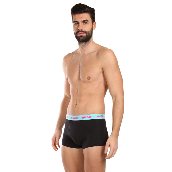 3PACK Boxershorts för herrar HUGO multicolour (50469766 730)