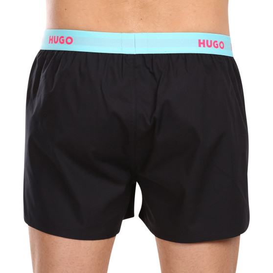 3PACKBoxershorts för herrar HUGO svart (50510216 005)