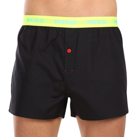 3PACKBoxershorts för herrar HUGO svart (50510216 005)