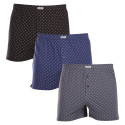 3PACKBoxershorts för herrar Andrie flerfärgad (PS 5804)