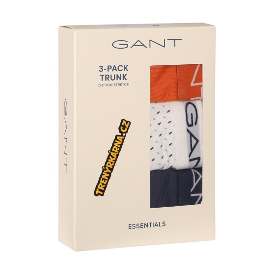 3PACK Boxershorts för herrar Gant multicolour (902343013-110)