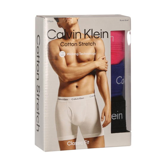 3PACK Boxershorts för herrar Calvin Klein multicolour (NB2616A-NLT)