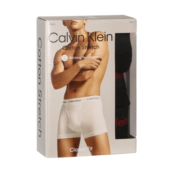 3PACK Boxershorts för herrar Calvin Klein svart (NB2615A-NC1)