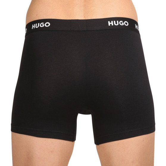 3PACK Boxershorts för herrar HUGO multicolour (50503079 972)