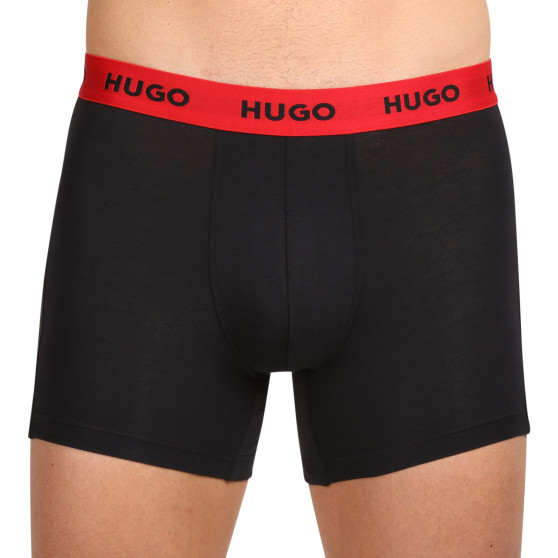 3PACK Boxershorts för herrar HUGO multicolour (50503079 972)