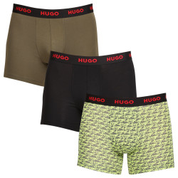 3PACK Boxershorts för herrar HUGO multicolour (50510192 321)