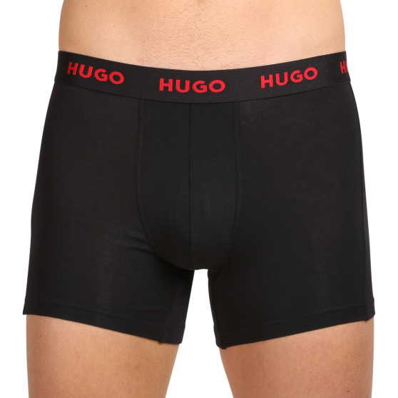 3PACK Boxershorts för herrar HUGO multicolour (50510192 321)