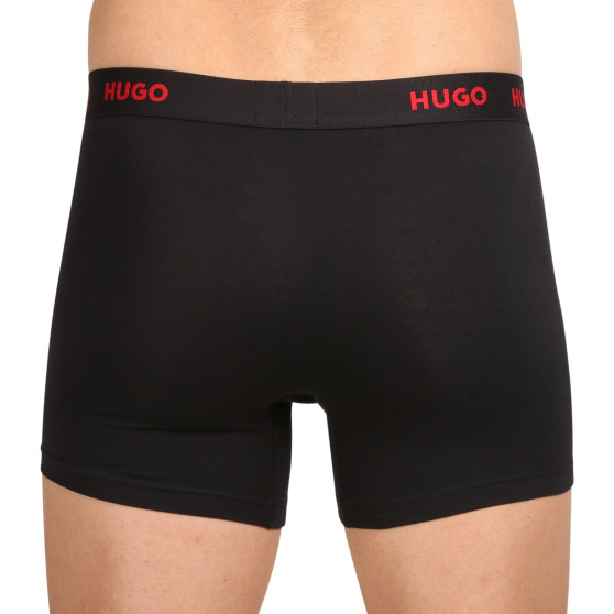 3PACK Boxershorts för herrar HUGO multicolour (50510192 321)