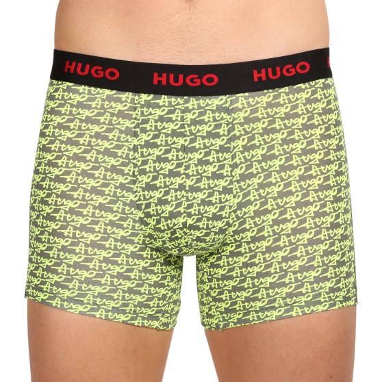 3PACK Boxershorts för herrar HUGO multicolour (50510192 321)