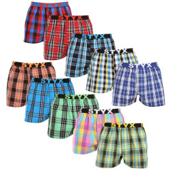 10PACK Boxershorts för herrar Styx sport gummi (10B102130)