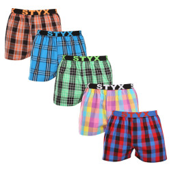 5PACK Boxershorts för herrar Styx sport elastisk flerfärgad (5B102630)