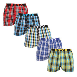 5PACK Boxershorts för herrar Styx sport elastisk flerfärgad (5B102125)