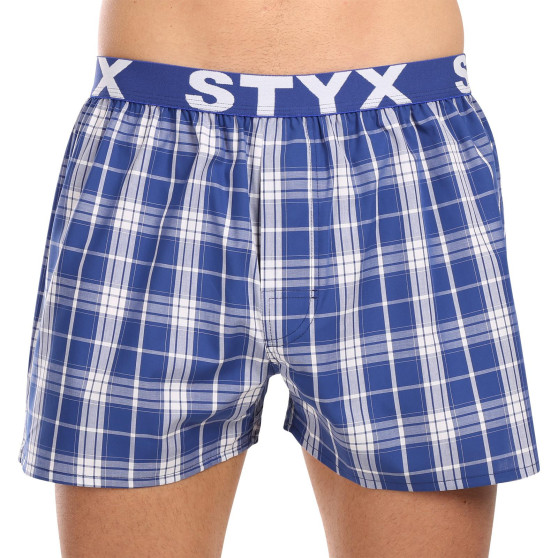 5PACK Boxershorts för herrar Styx sport elastisk flerfärgad (5B102125)