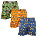 3PACK Sov boxershorts för herrar Styx flerfärgad (3DTP13191)