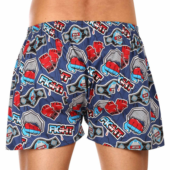 3PACK Boxershorts för herrar Styx art classic rubber flerfärgad (3A15693)