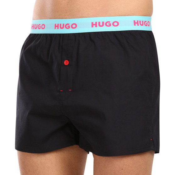 3PACKBoxershorts för herrar HUGO svart (50510216 005)